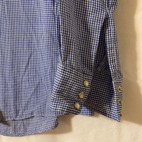 💫 Live Ins Western Wear Large Button Down Blouse - Picture 4 of 10